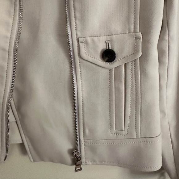 Ann Taylor Petite double knit moto jacket. - Picture 2 of 10